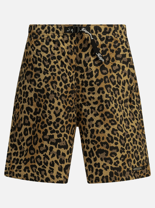Drawstring shorts Animal print  Beige - KAPITAL Men | PLP | VIETTI Online Store 
