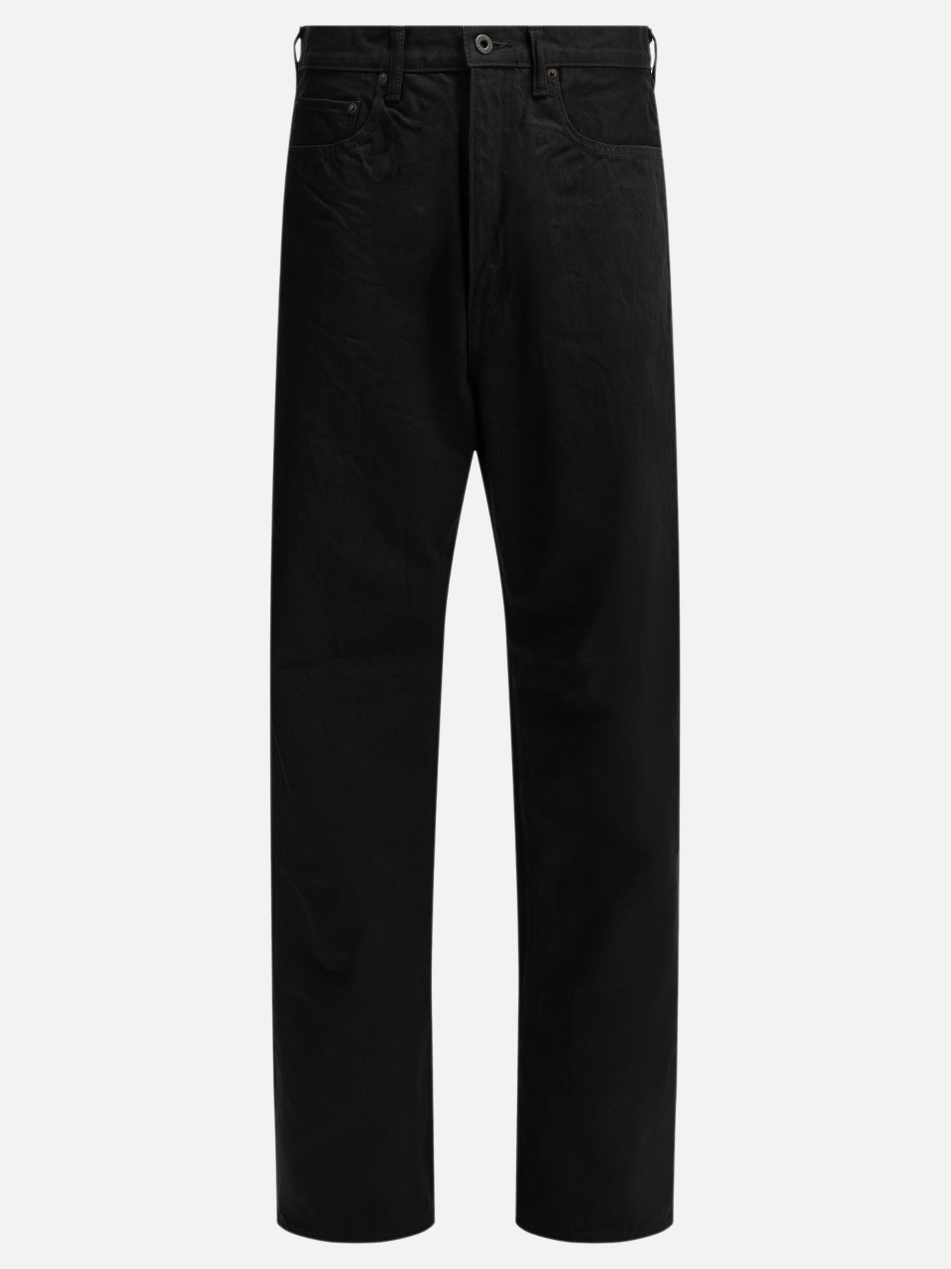 Wide-leg jeans Solid colour  Black - KAPITAL Men | PDP | VIETTI Online Store | thumbnail