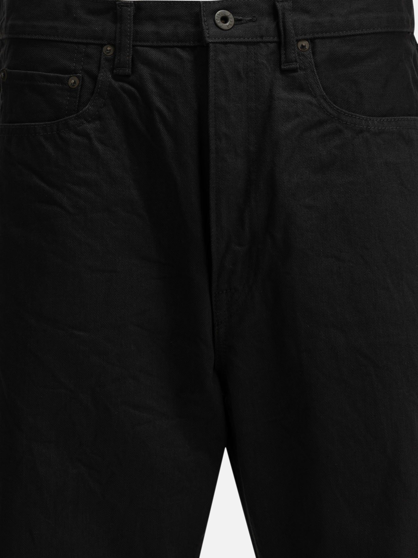 Wide-leg jeans Solid colour  Black - KAPITAL Men | PDP | VIETTI Online Store | thumbnail_3