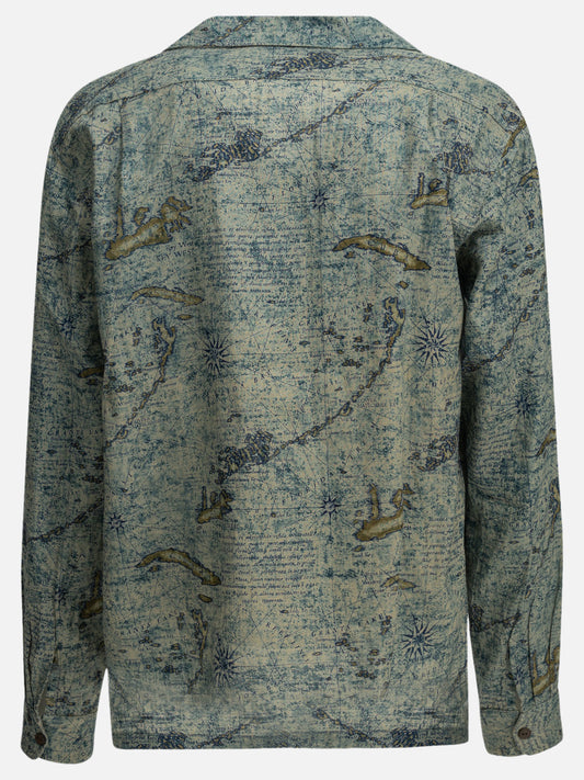 KAPITAL "Key West" Casual Shirt Blue

