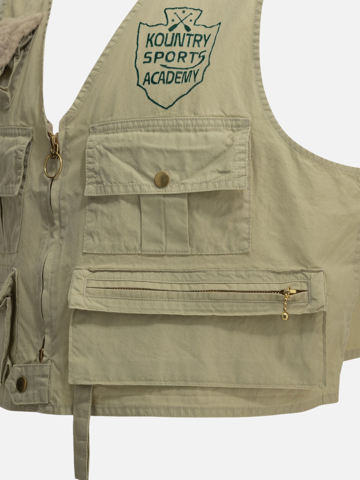 Vest jackets Logo  Beige - KAPITAL Men | PDP | VIETTI Online Store | Zoom-Modal_4
