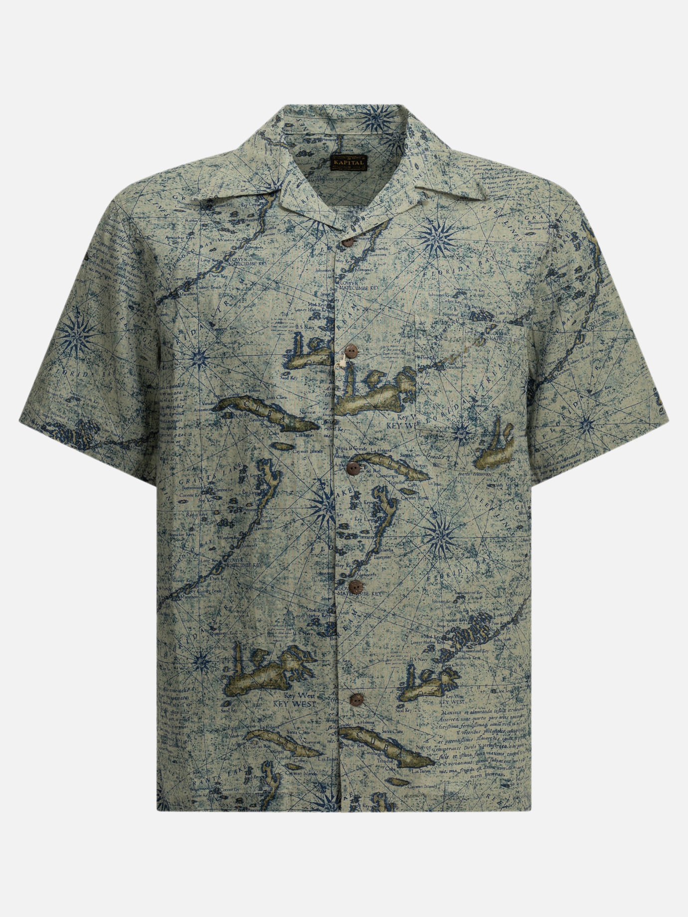 Casual shirts Graphics  Blue - KAPITAL Men | PDP | VIETTI Online Store | Zoom-Modal
