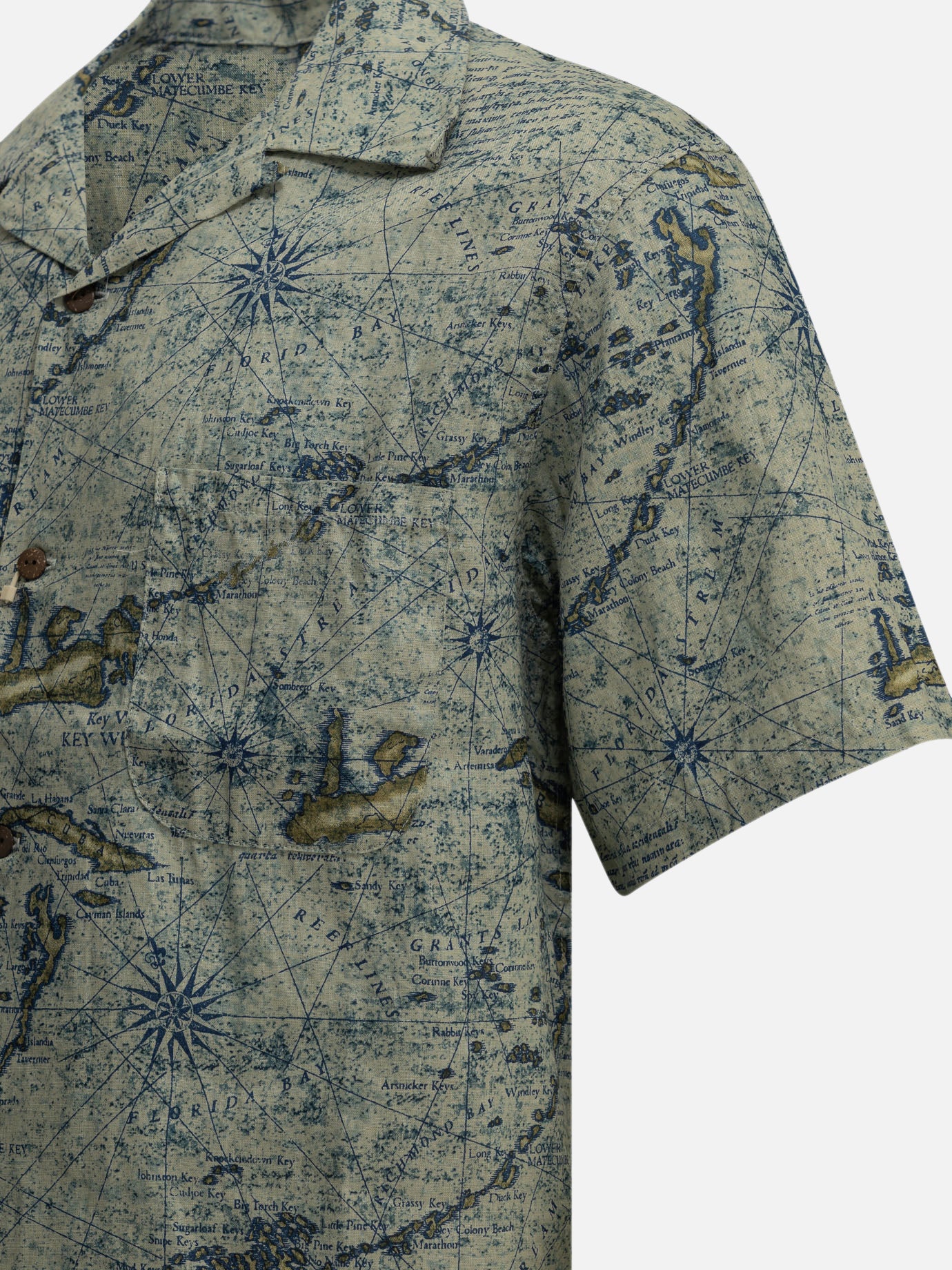 Casual shirts Graphics  Blue - KAPITAL Men | PDP | VIETTI Online Store | thumbnail_4