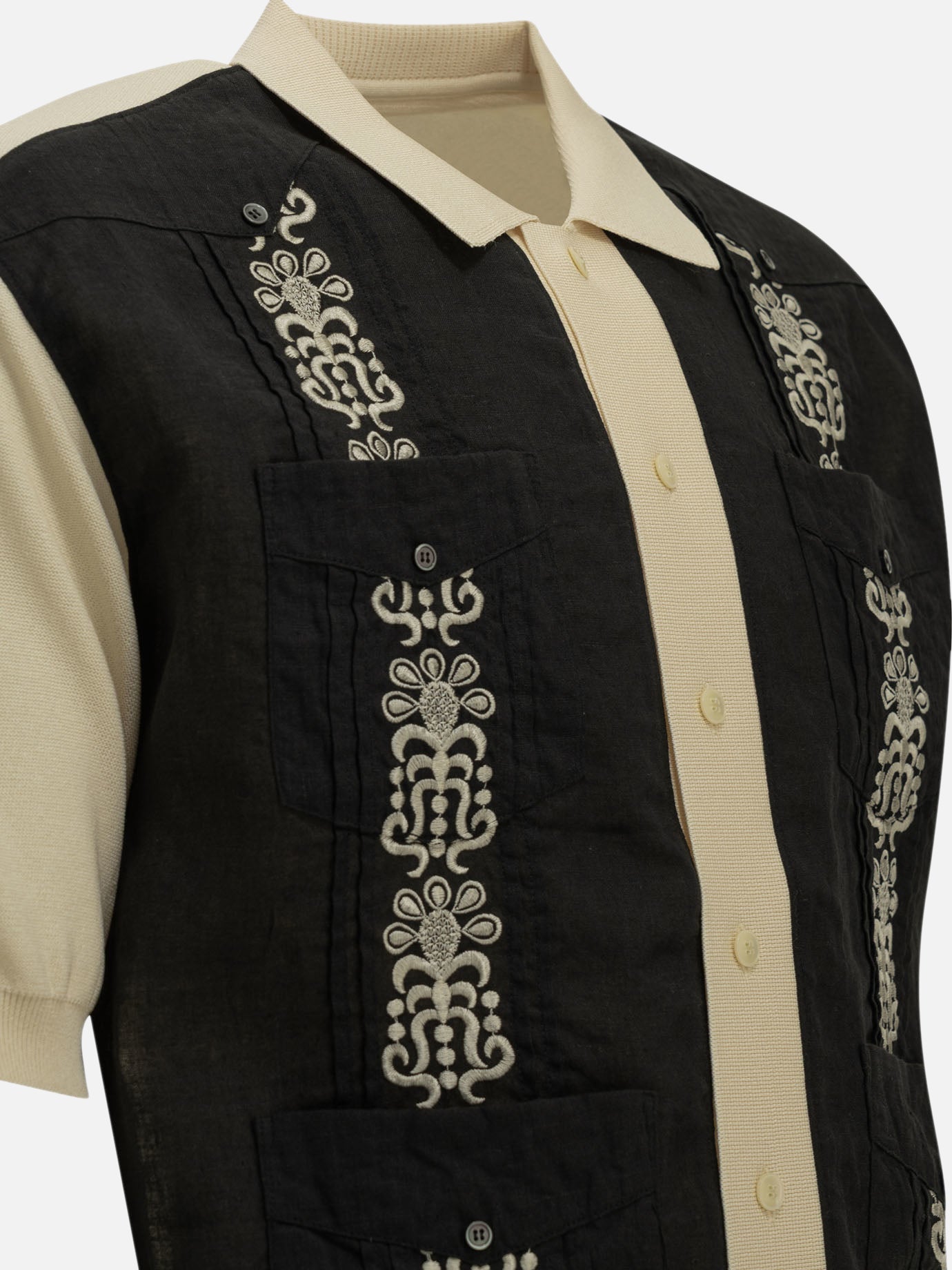 Casual shirts Embroidered  Black - KAPITAL Men | PDP | VIETTI Online Store | Zoom-Modal_4
