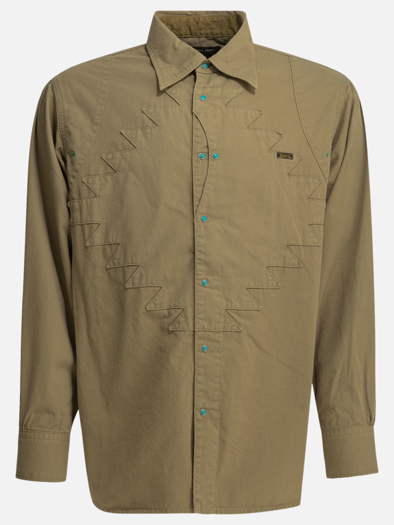 Camicie casual Solid colour  Beige - KAPITAL Uomo | PDP | VIETTI Online Store | thumbnail