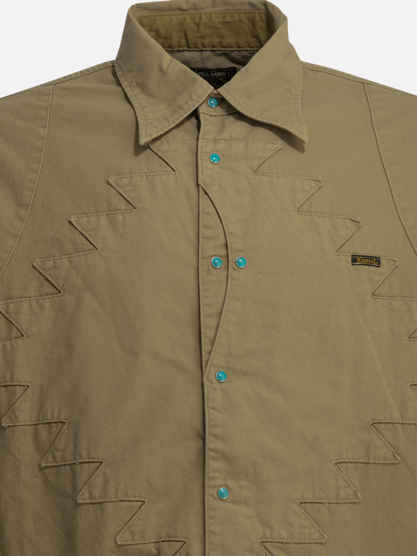 Casual shirts Solid colour  Beige - KAPITAL Men | PDP | VIETTI Online Store | thumbnail_3