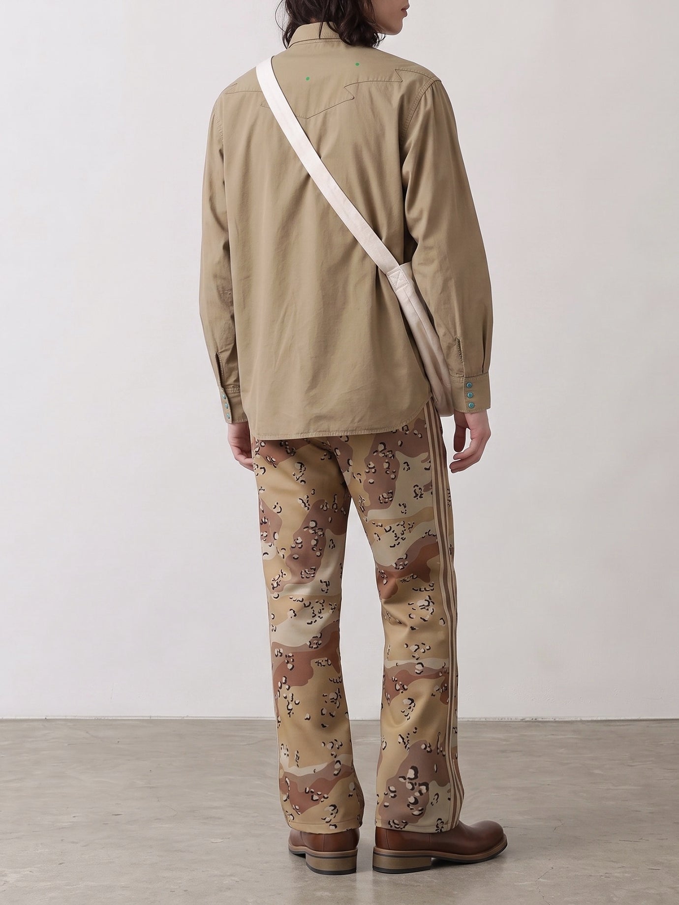 Camicie casual Solid colour  Beige - KAPITAL Uomo | PDP | VIETTI Online Store | thumbnail_3