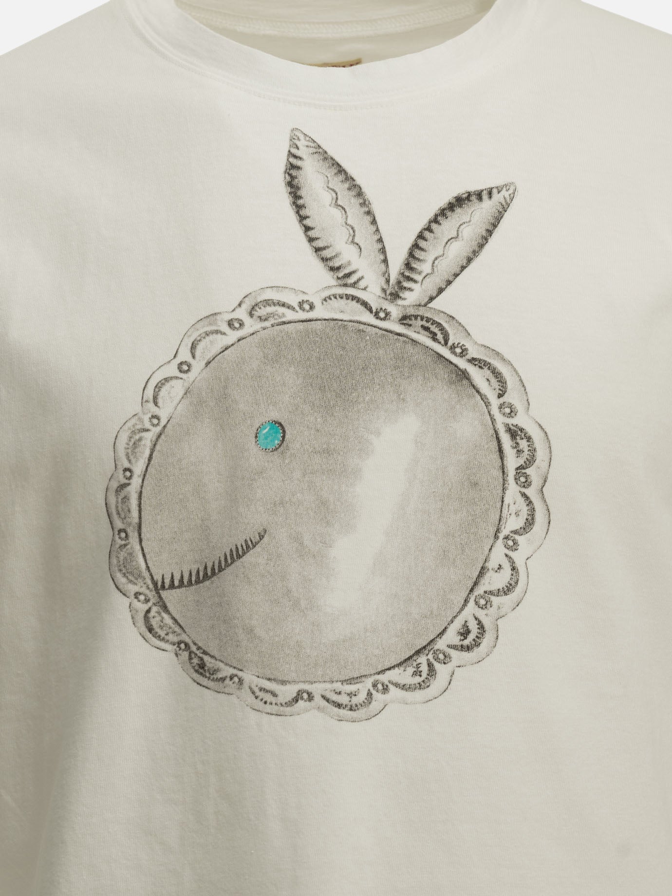 Crewneck t-shirts Graphics  White - KAPITAL Men | PDP | VIETTI Online Store | thumbnail_3