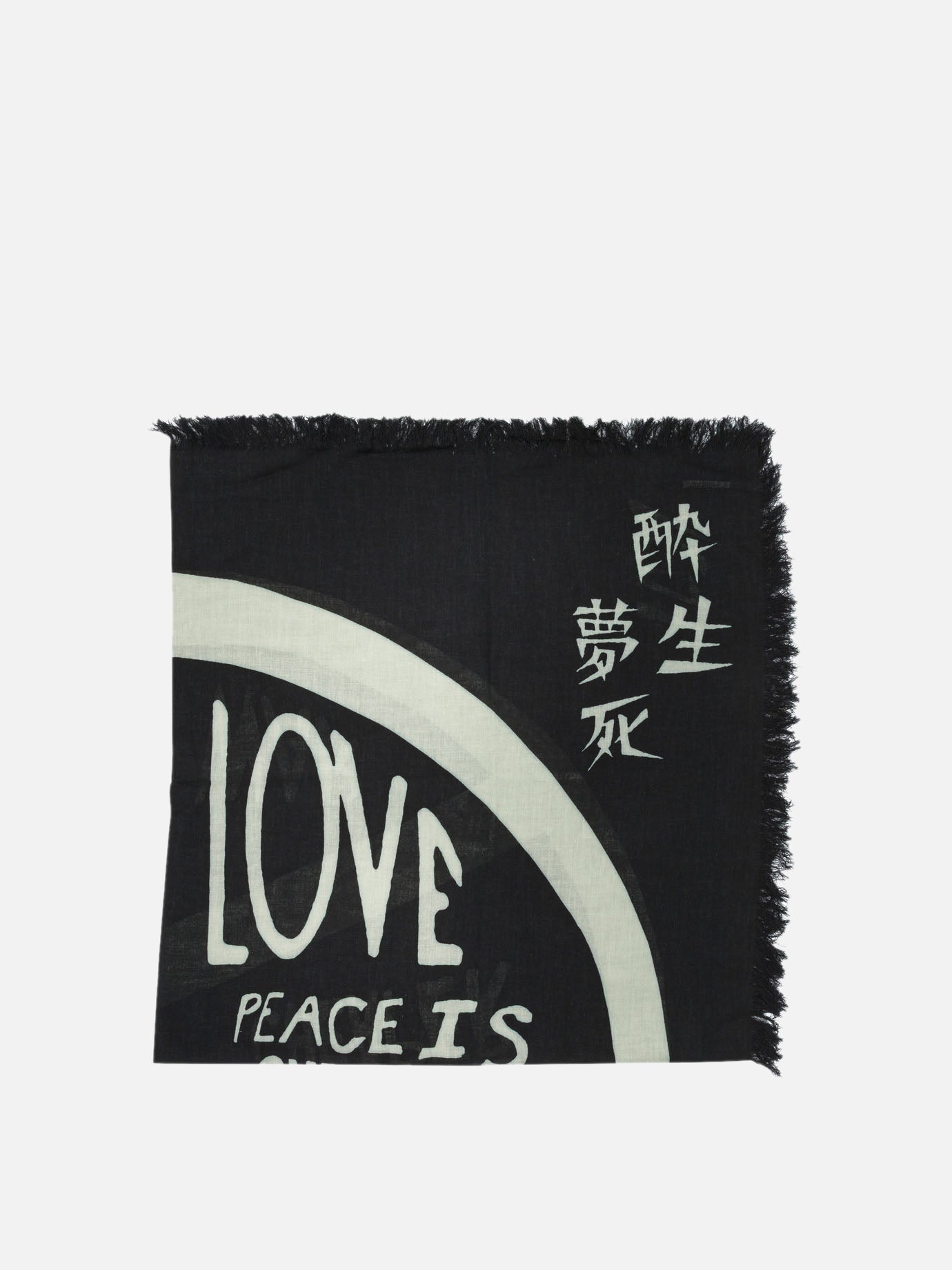 Silk scarves 85% rayon 15% linen  Black - KAPITAL Men | PDP | VIETTI Online Store | Zoom-Modal
