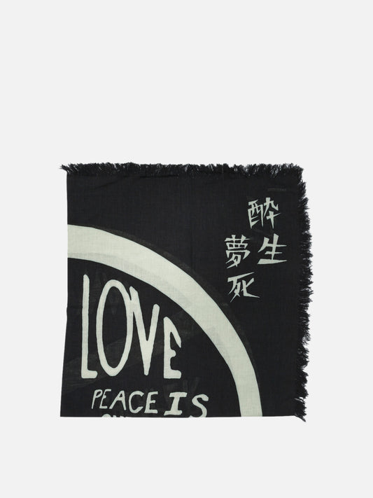 Silk scarves 85% rayon 15% linen  Black - KAPITAL Men | PLP | VIETTI Online Store 
