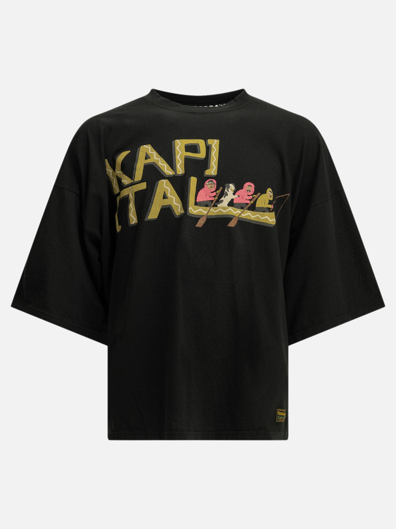 Crewneck t-shirts Graphics  Black - KAPITAL Men | PDP | VIETTI Online Store | Zoom-Modal
