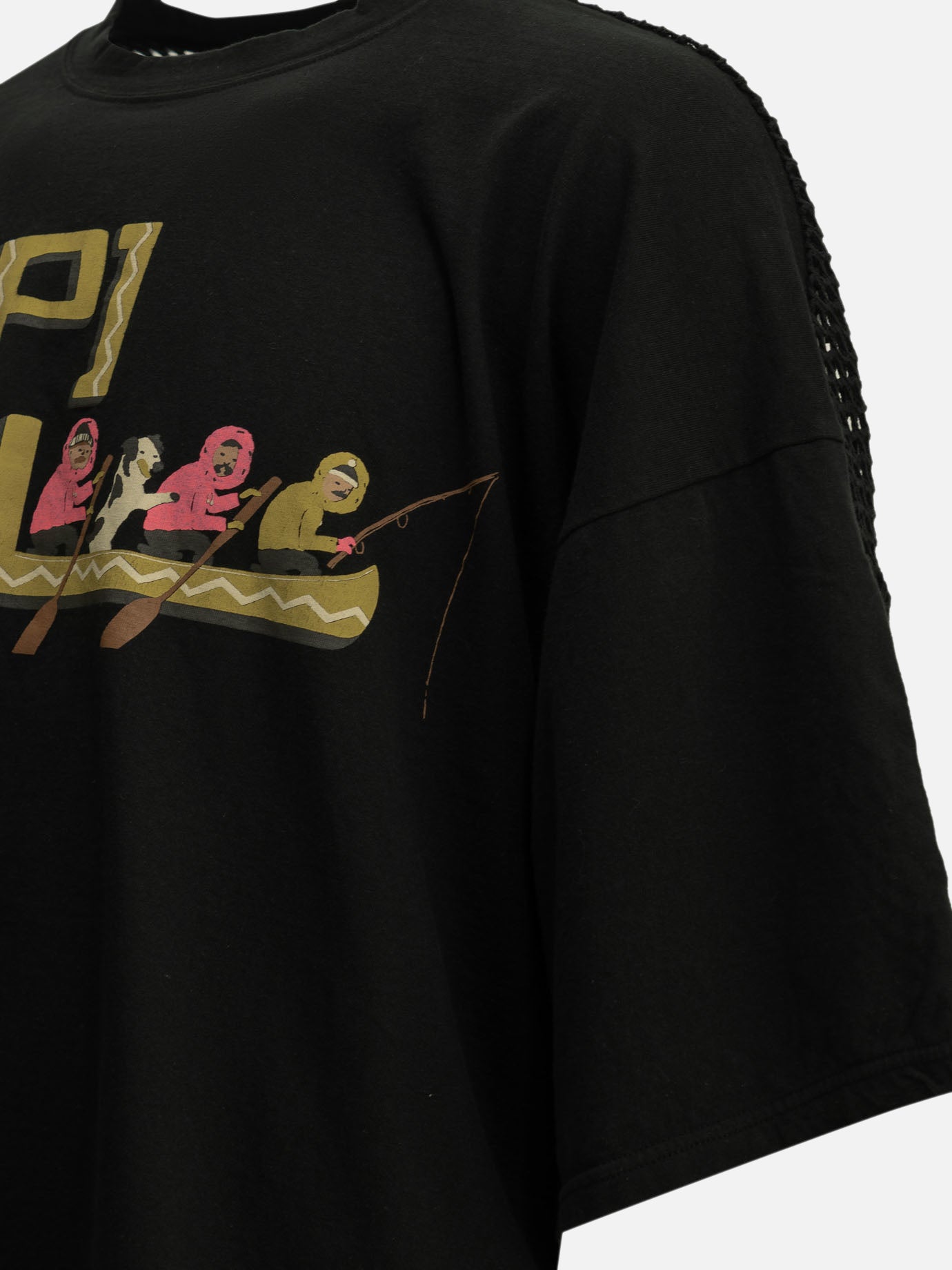 Crewneck t-shirts Graphics  Black - KAPITAL Men | PDP | VIETTI Online Store | Zoom-Modal_4
