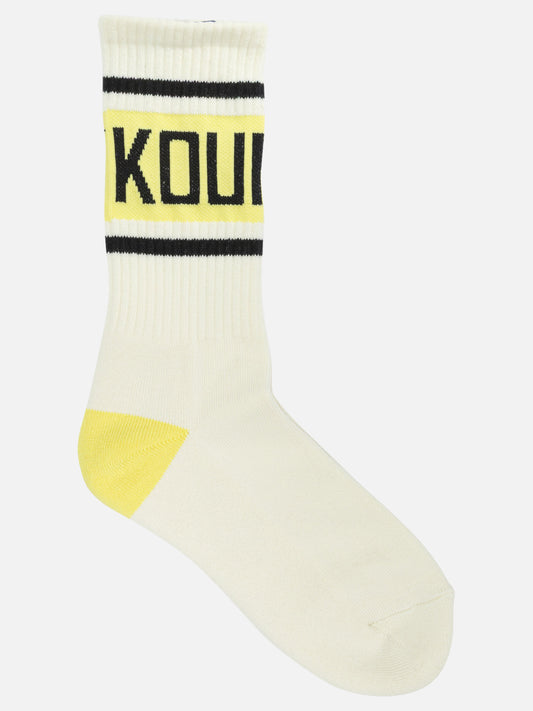 Classic socks 79% cotton 11% polyester 7% polyurethane 3% nylon  Yellow - KAPITAL Men | PDP | VIETTI Online Store 
