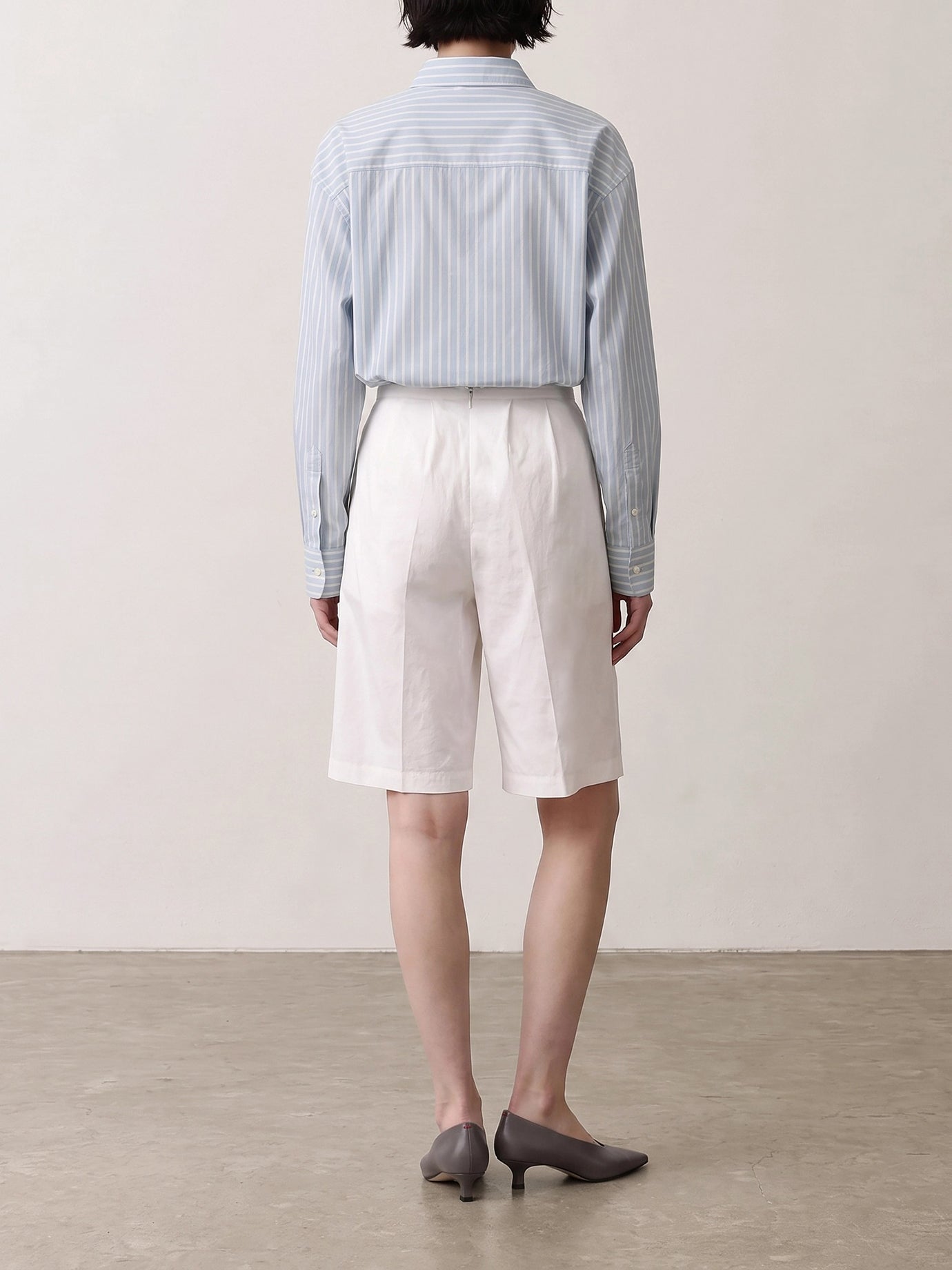 Short formali Solid colour  Bianco - Khaite Donna | PDP | VIETTI Online Store | Zoom-Modal_3
