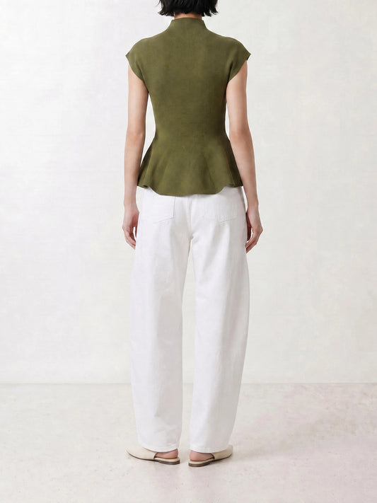 Top casual Solid colour  Verde - Khaite Donna | PLP | VIETTI Online Store | 2
