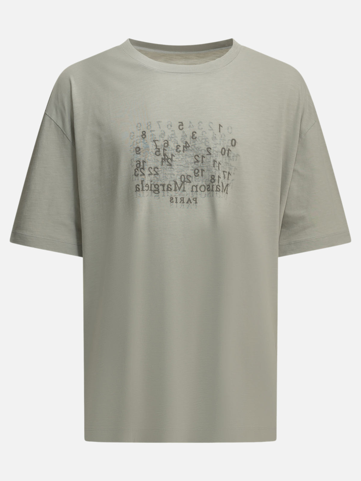 Maison Margiela "Numeric" Crew-Neck T-Shirt Grey - VIETTI