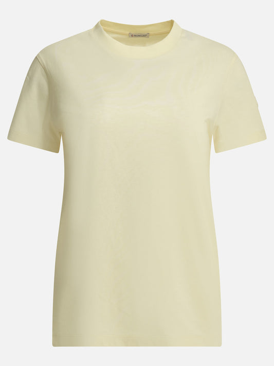 Crewneck t-shirts Logo  White - Moncler Women | PDP | VIETTI Online Store 
