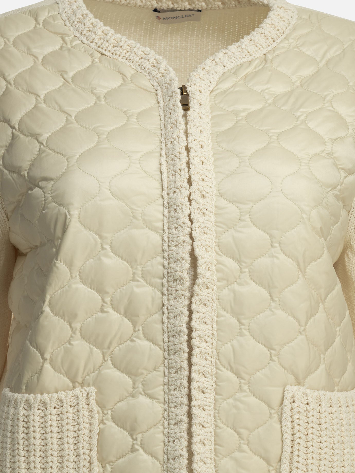 Cardigans Logo  White - Moncler Women | PDP | VIETTI Online Store | Zoom-Modal_3
