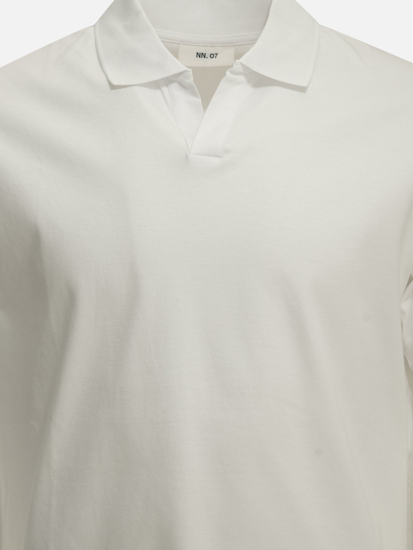 Polo shirts without buttons Solid colour  White - NN.07 Men | PDP | VIETTI Online Store | thumbnail_3
