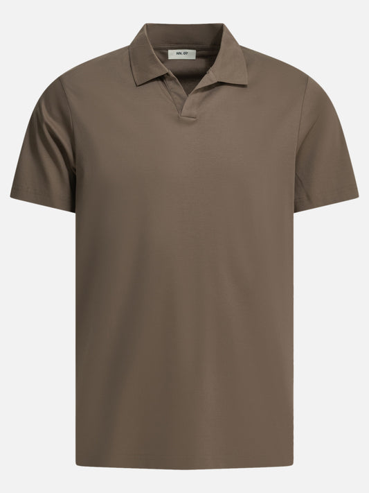 Polo shirts without buttons Solid colour  Brown - NN.07 Men | PLP | VIETTI Online Store 
