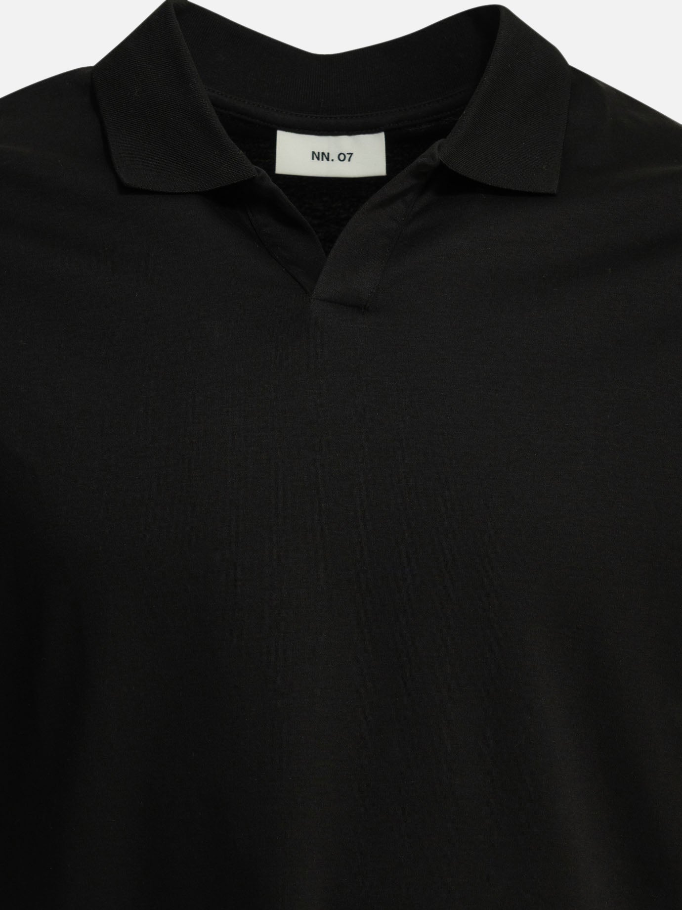 Polo shirts without buttons Solid colour  Black - NN.07 Men | PDP | VIETTI Online Store | thumbnail_3