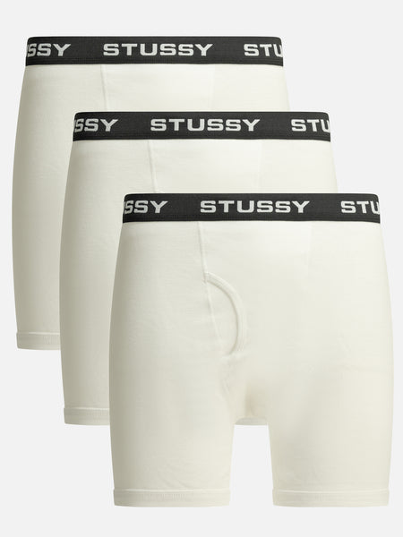 Stüssy Cotton boxers with logo 112251 White - Men | VIETTI