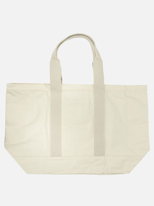 Stüssy Large canvas shoulder bag Beige

