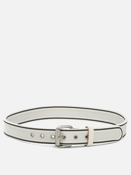 Stüssy "Tri Country" Fabric Belt White

