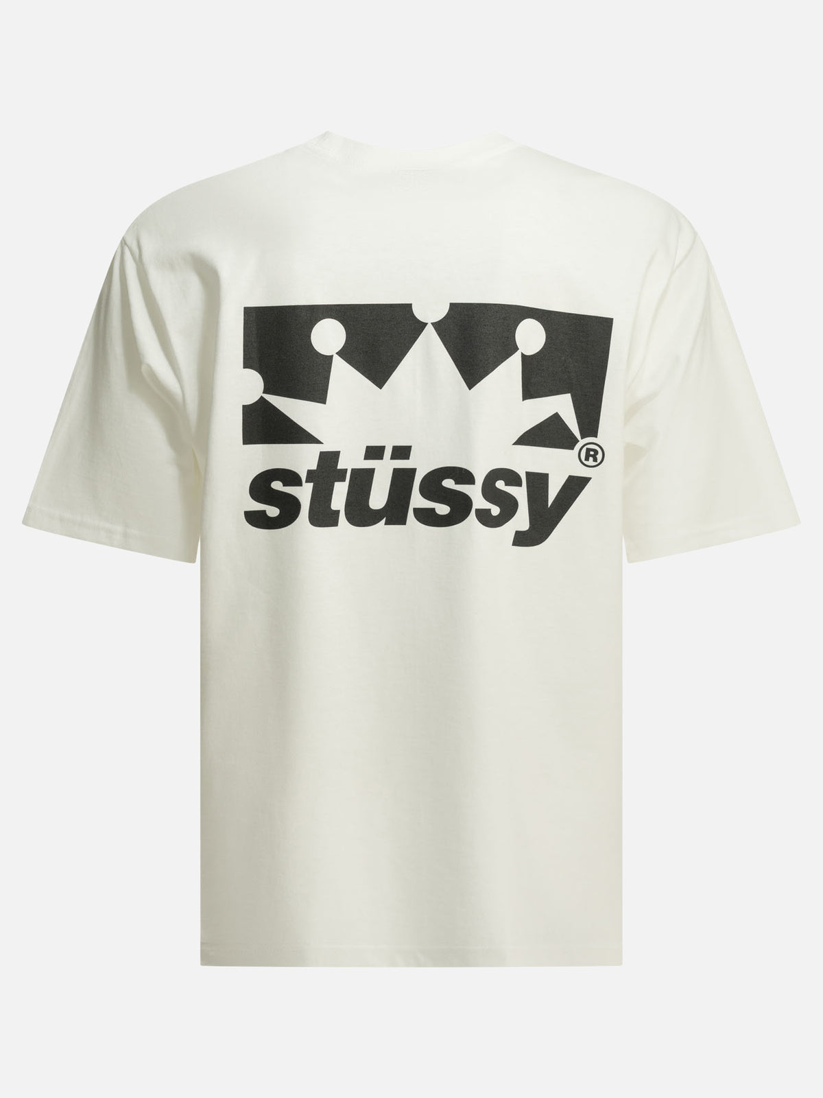 Stüssy "Crown" Crew-Neck T-Shirt White

