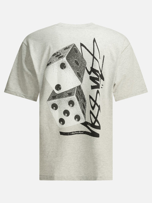 Stüssy "Tall Dice" Crew-Neck T-Shirt Grey

