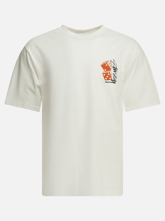 Stüssy "Tall Dice" Crew-Neck T-Shirt White


