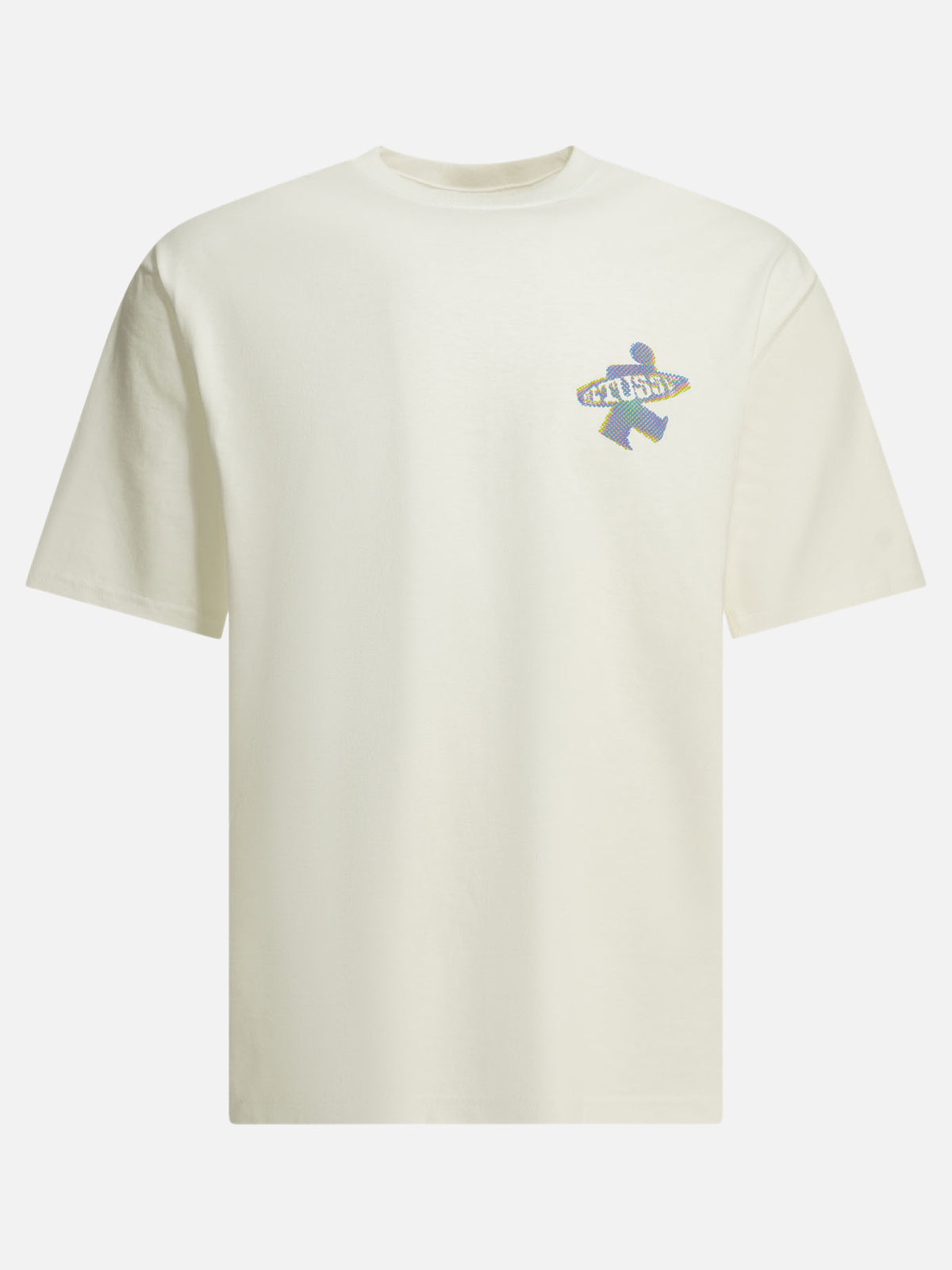 Stüssy "Dot Surf" Crew Neck T-Shirt White

