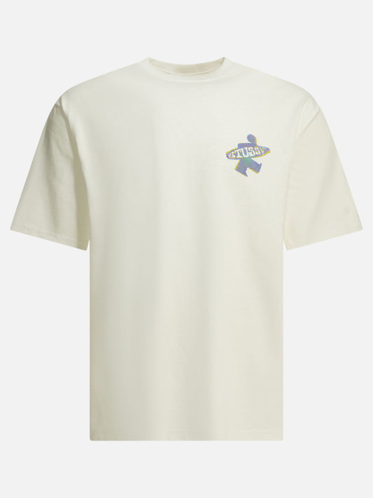 Stüssy "Dot Surf" Crew Neck T-Shirt White

