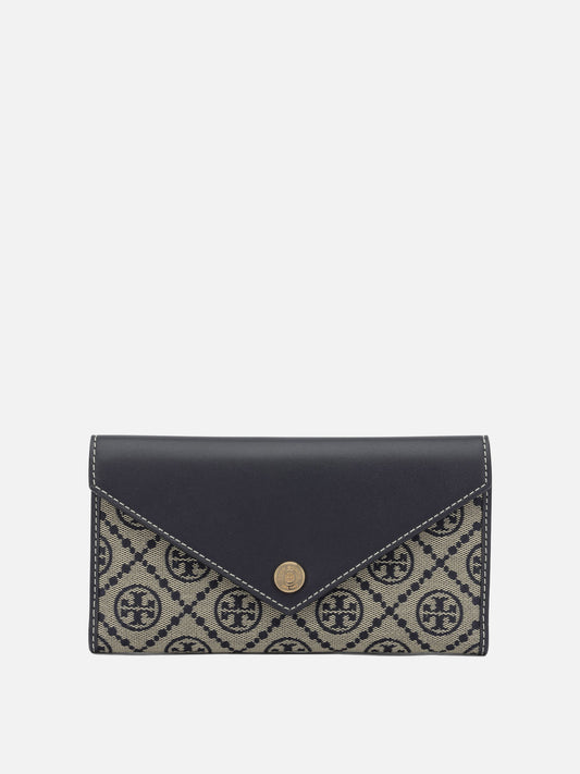 Tory Burch "T Monogram" Wallet Blue

