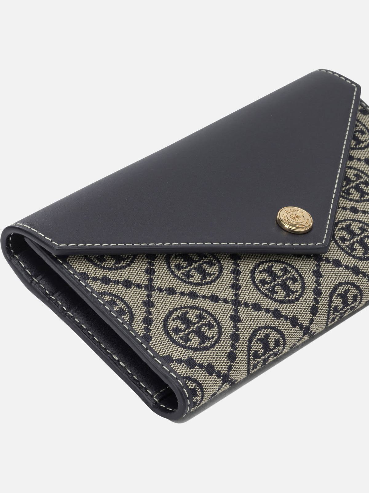Tory Burch "T Monogram" Wallet Blue