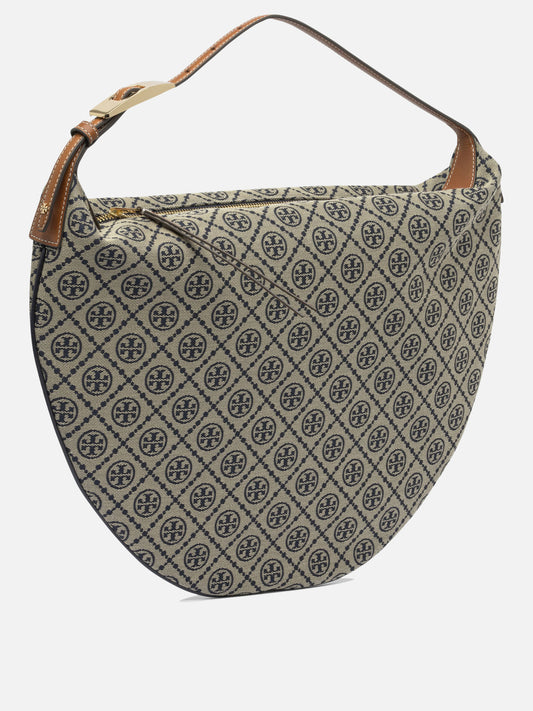 Tory Burch "Balloon" Large Shoulder Bag Beige


