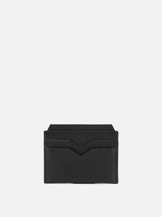 Valextra "4 CC" Card Holder Black


