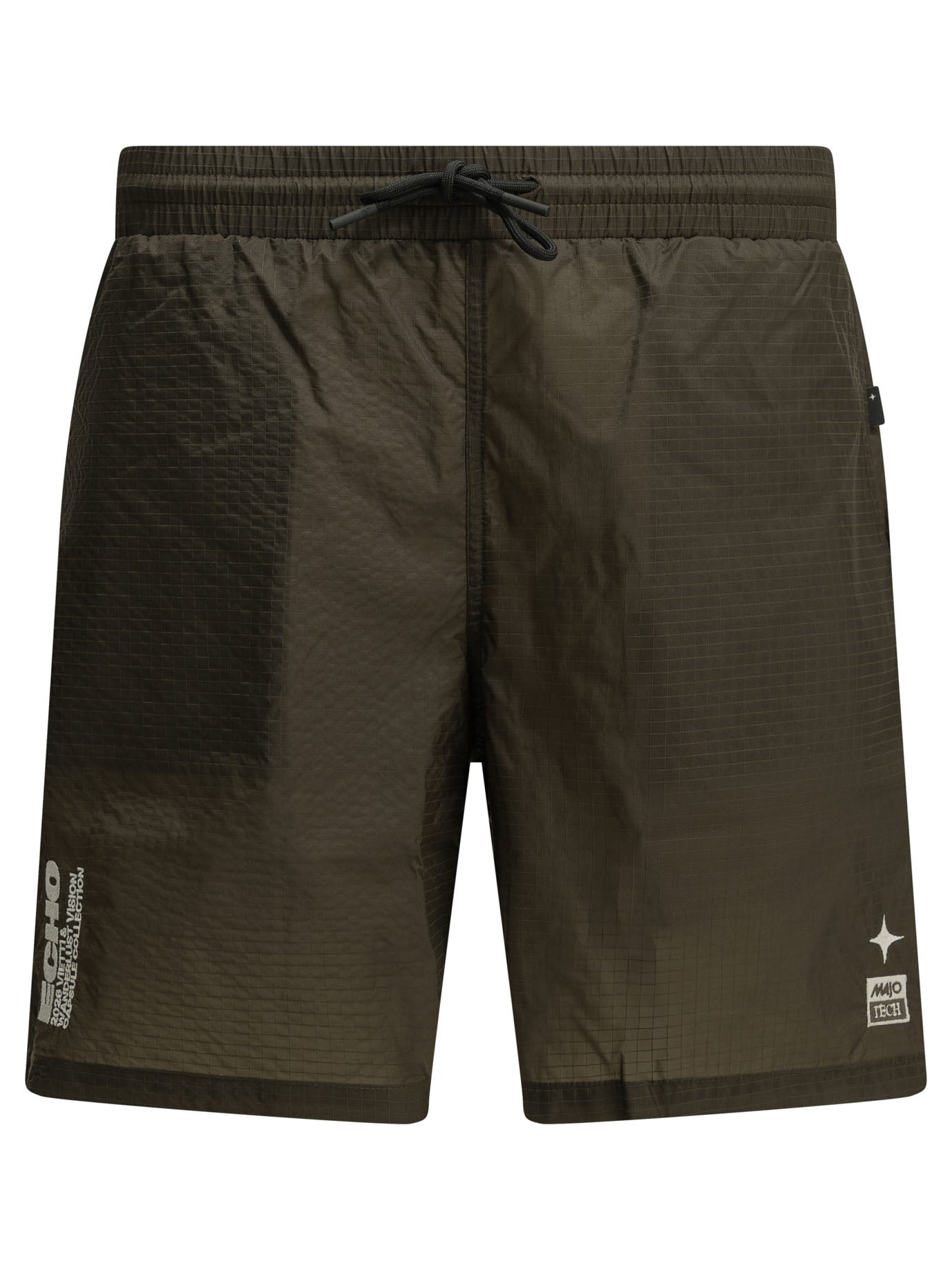 Swim shorts Logo  Brown - Wanderlust Vision x VIETTI Men | PDP | VIETTI Online Store | Zoom-Modal
