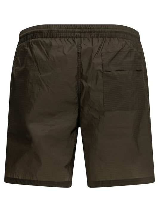 Swim shorts Logo  Brown - Wanderlust Vision x VIETTI Men | PDP | VIETTI Online Store | 2
