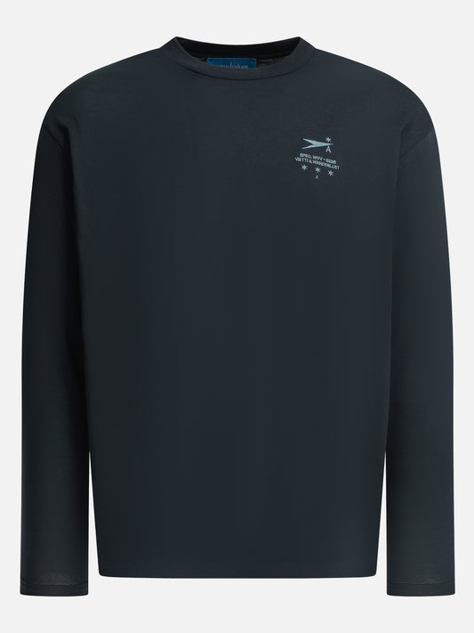 Crewneck t-shirts Logo  Blue - Wanderlust Vision x VIETTI Men | PLP | VIETTI Online Store 
