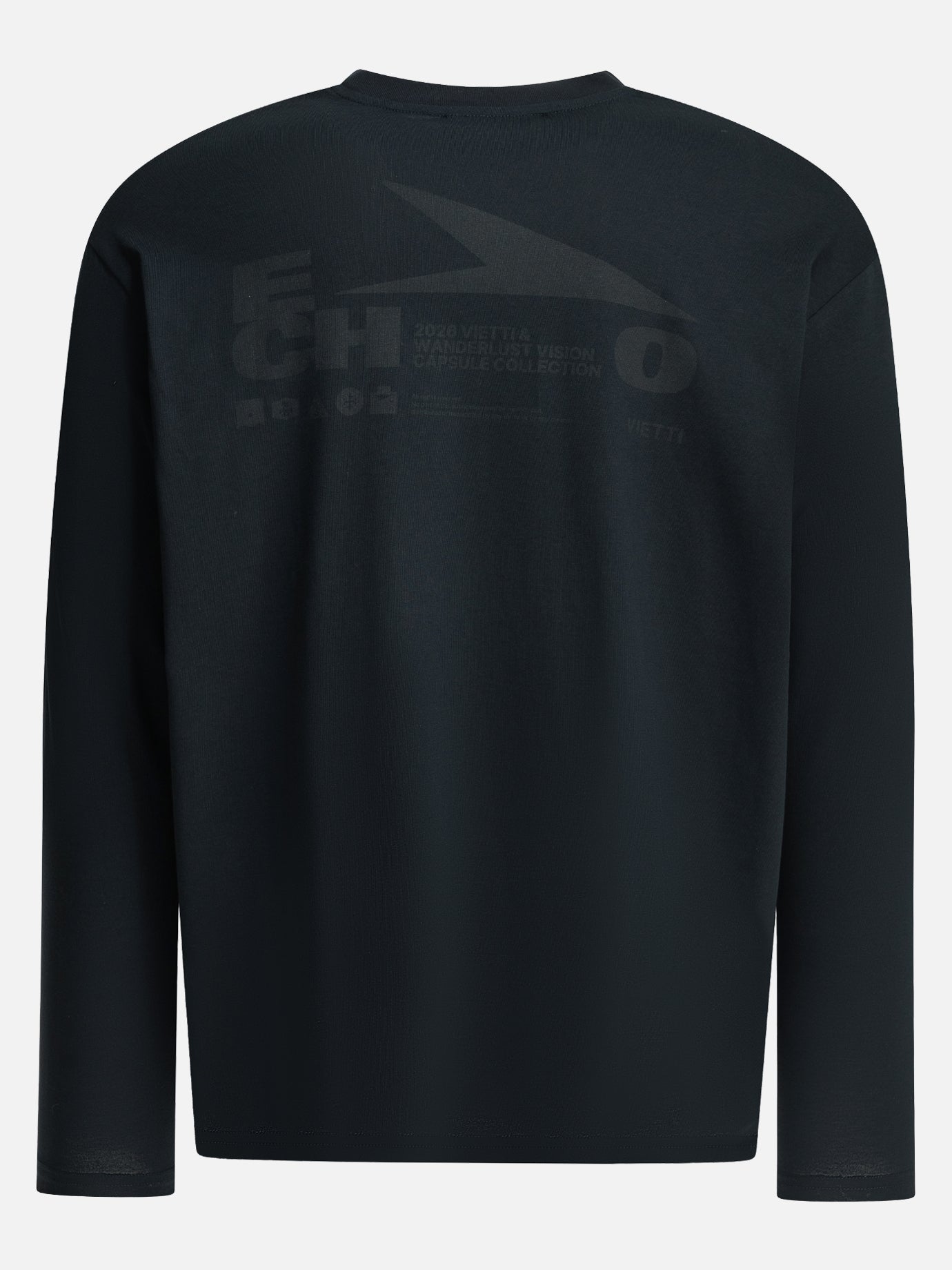 Crewneck t-shirts Logo  Blue - Wanderlust Vision x VIETTI Men | PDP | VIETTI Online Store | Zoom-Modal_2
