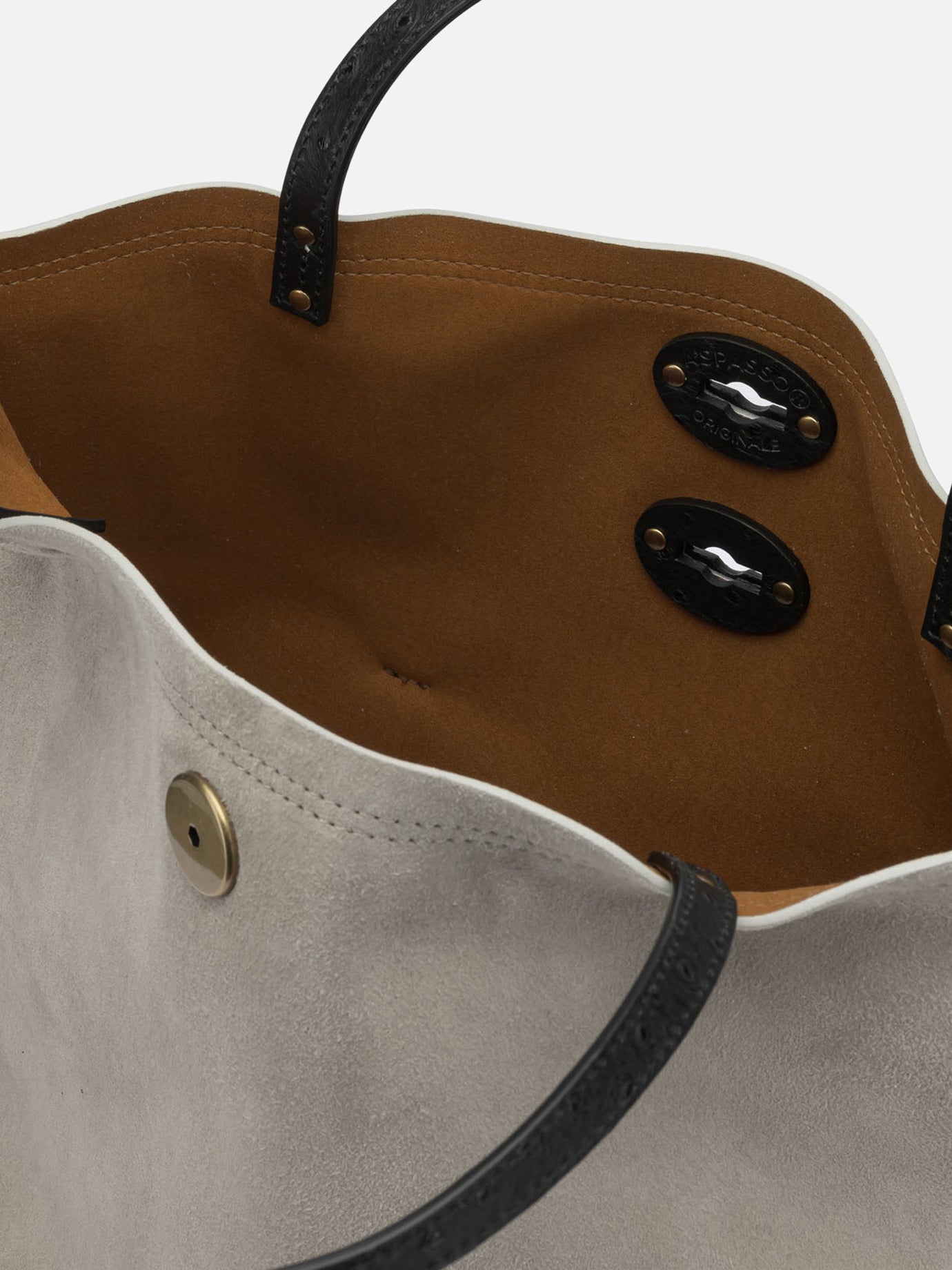 Medium bags 100% lamb leather - Lining: 100% polyester  Grey - Zanellato Women | PDP | VIETTI Online Store | thumbnail_5