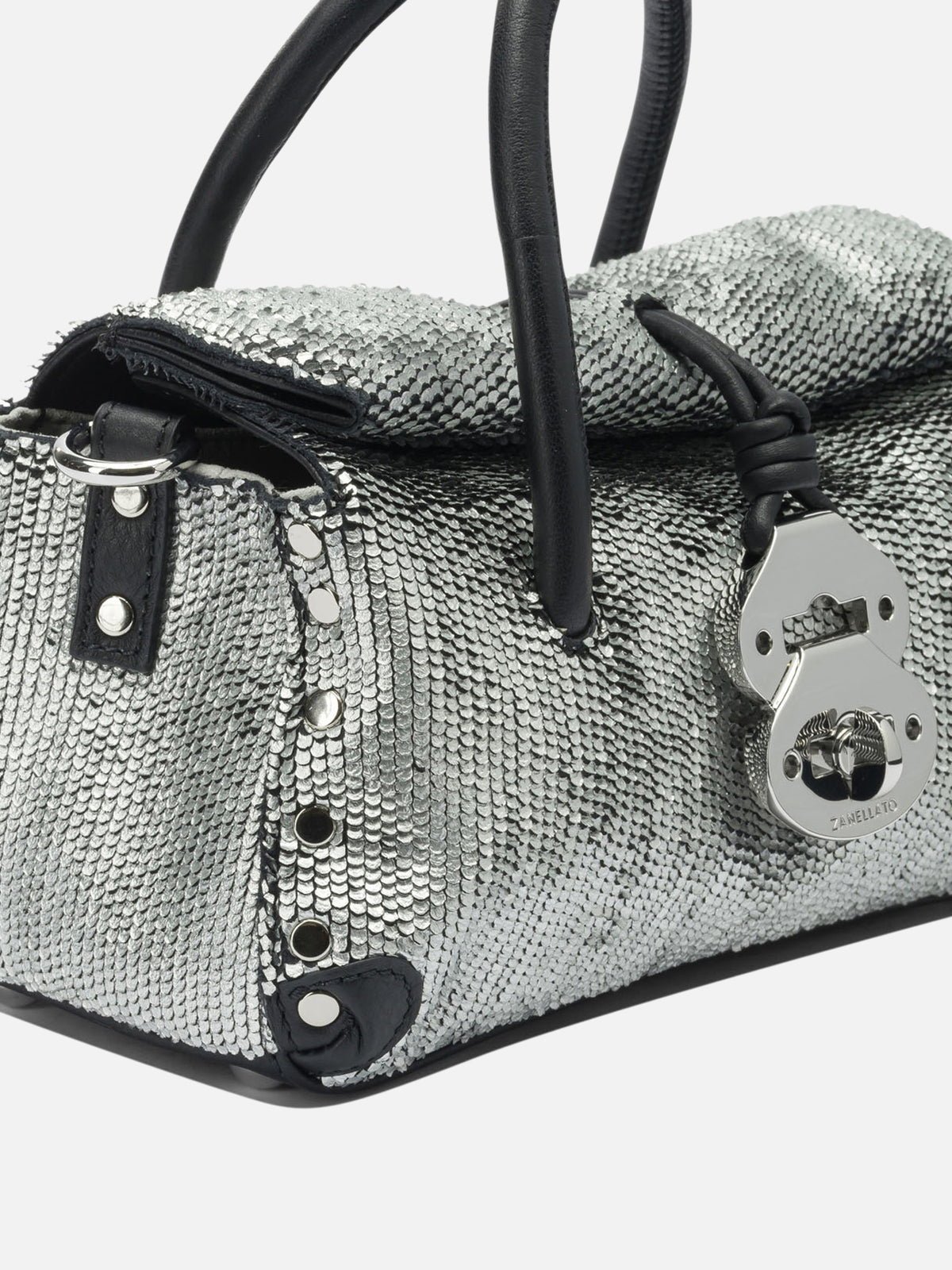 Zanellato "Dotta" handbag Silver - VIETTI