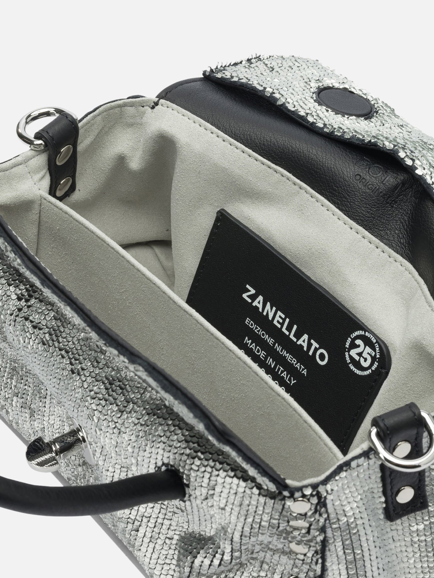 Borse piccole Solid colour  Argento - Zanellato Donna | PDP | VIETTI Online Store | Zoom-Modal_5
