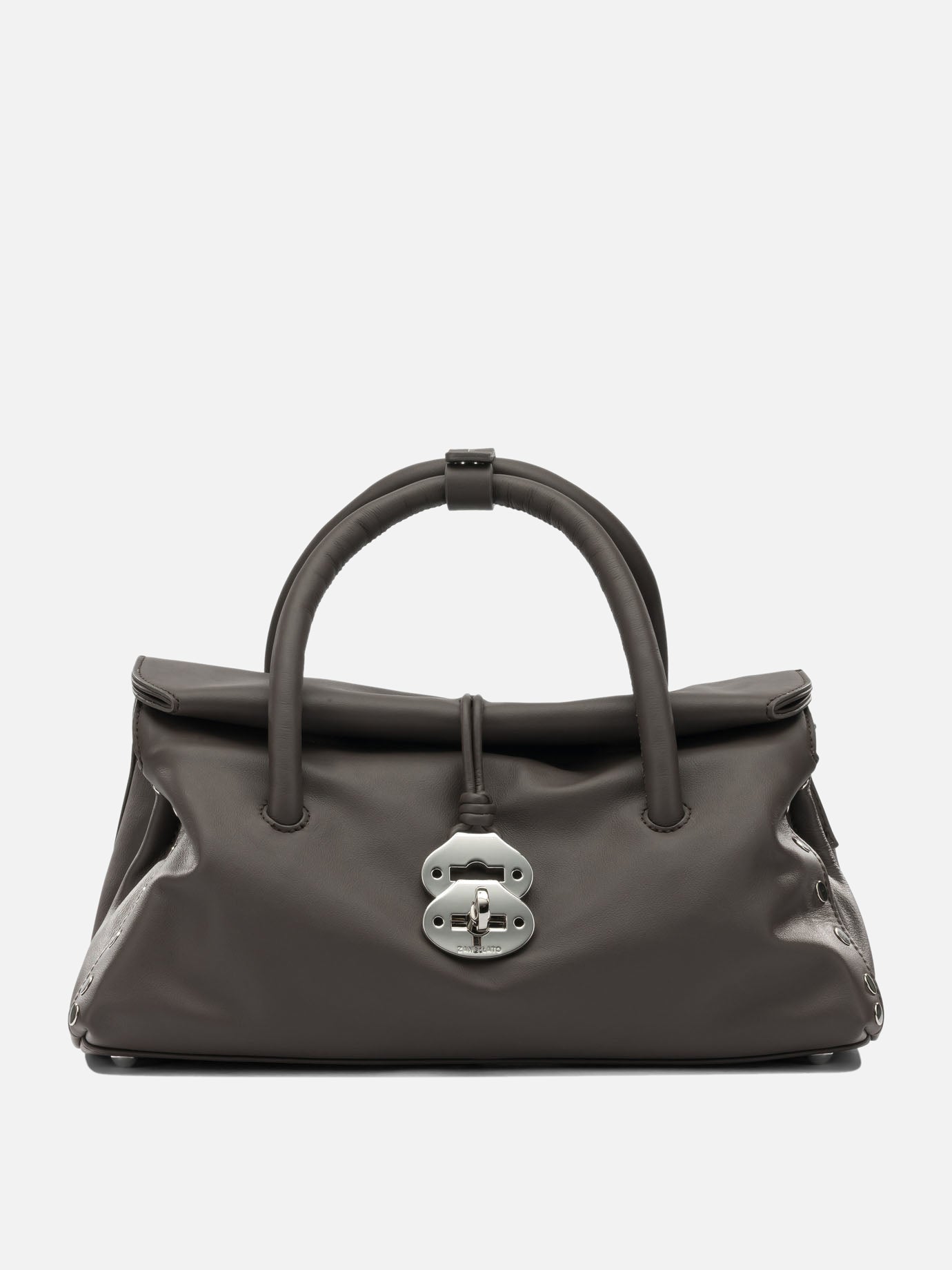 Medium bags 100% bovine leather - Lining: 100% cotton  Brown - Zanellato Women | PDP | VIETTI Online Store | thumbnail