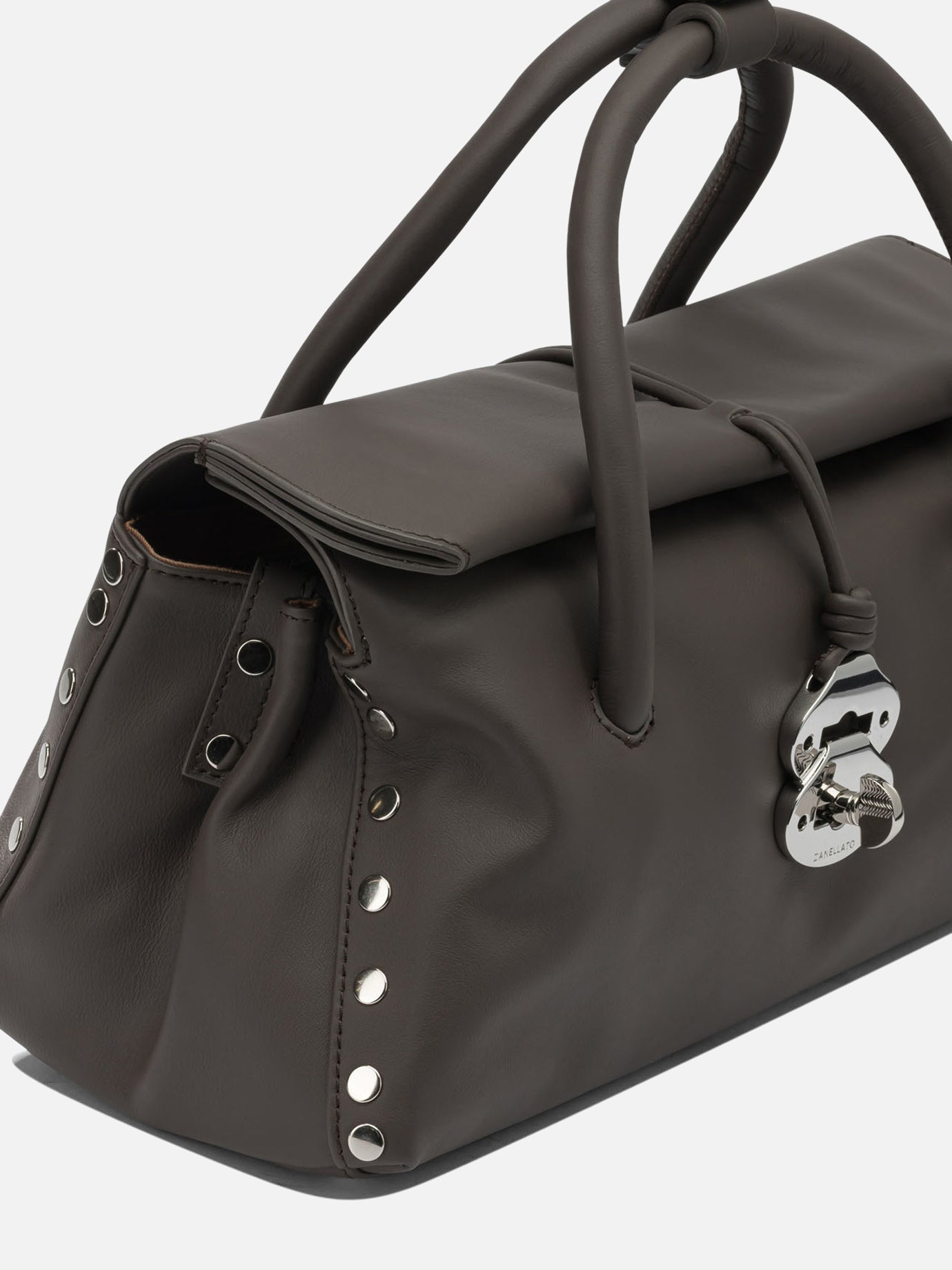 Medium bags 100% bovine leather - Lining: 100% cotton  Brown - Zanellato Women | PDP | VIETTI Online Store | Zoom-Modal_4
