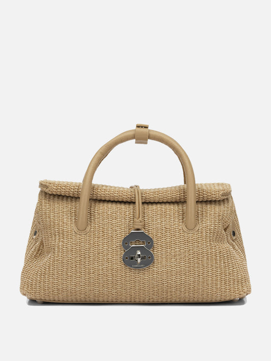Medium bags 70% polyester 30% bovine leather - Lining: 100% cotton  Beige - Zanellato Women | PLP | VIETTI Online Store 
