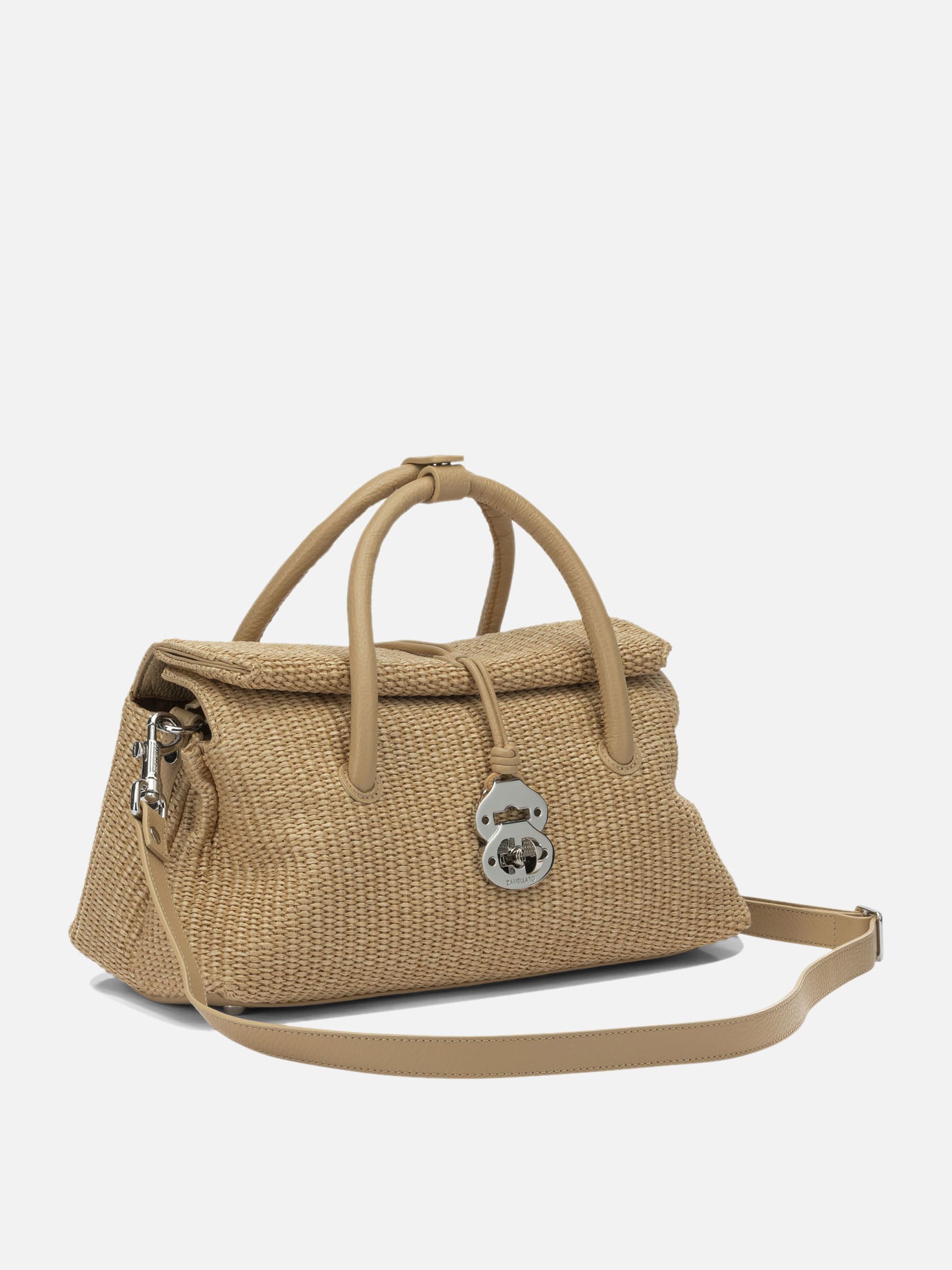 Medium bags 70% polyester 30% bovine leather - Lining: 100% cotton  Beige - Zanellato Women | PDP | VIETTI Online Store | thumbnail_2