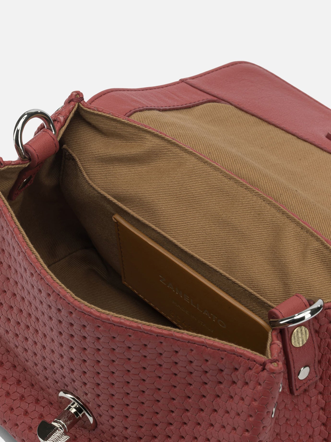 Small bags 100% bovine leather - Lining: 100% cotton  Red - Zanellato Women | PDP | VIETTI Online Store | thumbnail_5