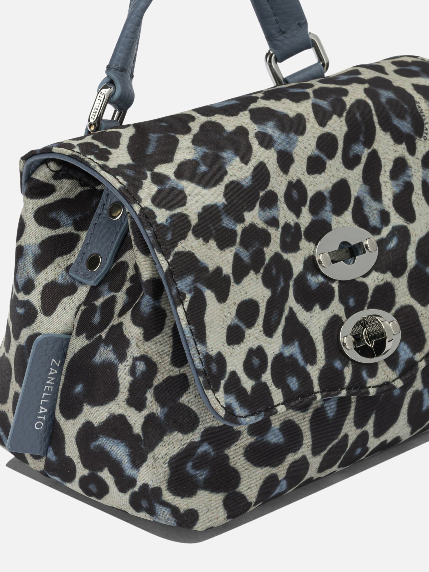 Small bags 85% nylon 15% bovine leather - Lining: 100% cotton  Black - Zanellato Women | PDP | VIETTI Online Store | thumbnail_4